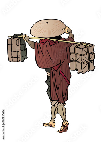 浮世絵　町人　その223