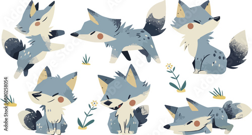 wolf clipart vector for graphic resources	