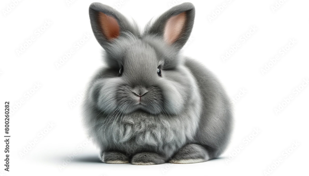 Fototapeta premium rabbit isolated on white background 
