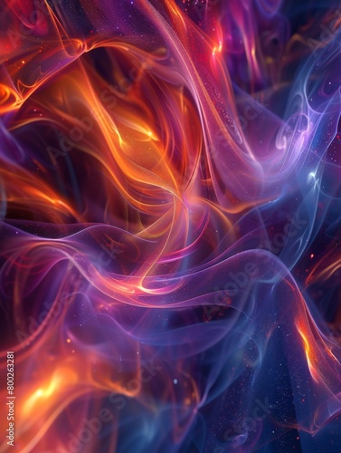 Abstract digital backdrop with elements of fantasy and creativity.