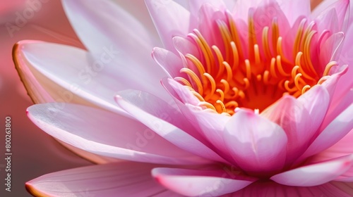 Macro shot of a lotus flower