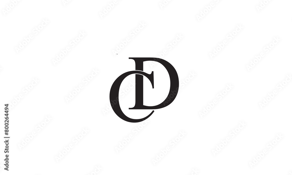CD, DC, C, D Abstract Letters Logo Monogram CD, DC, C, D Abstract Letters Logo Monogram