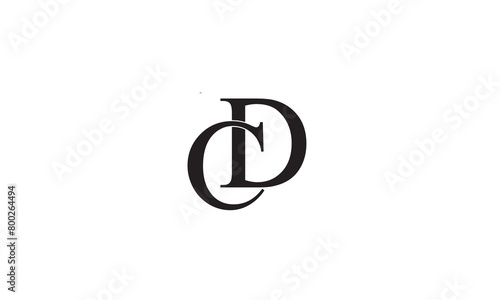 CD, DC, C, D Abstract Letters Logo Monogram