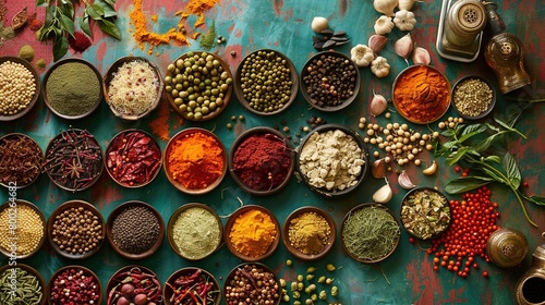 A Tapestry of Tastes Unveiling the Spice where black tones predominate photo