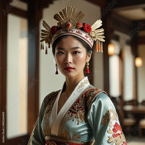 japanese girl in kimono 