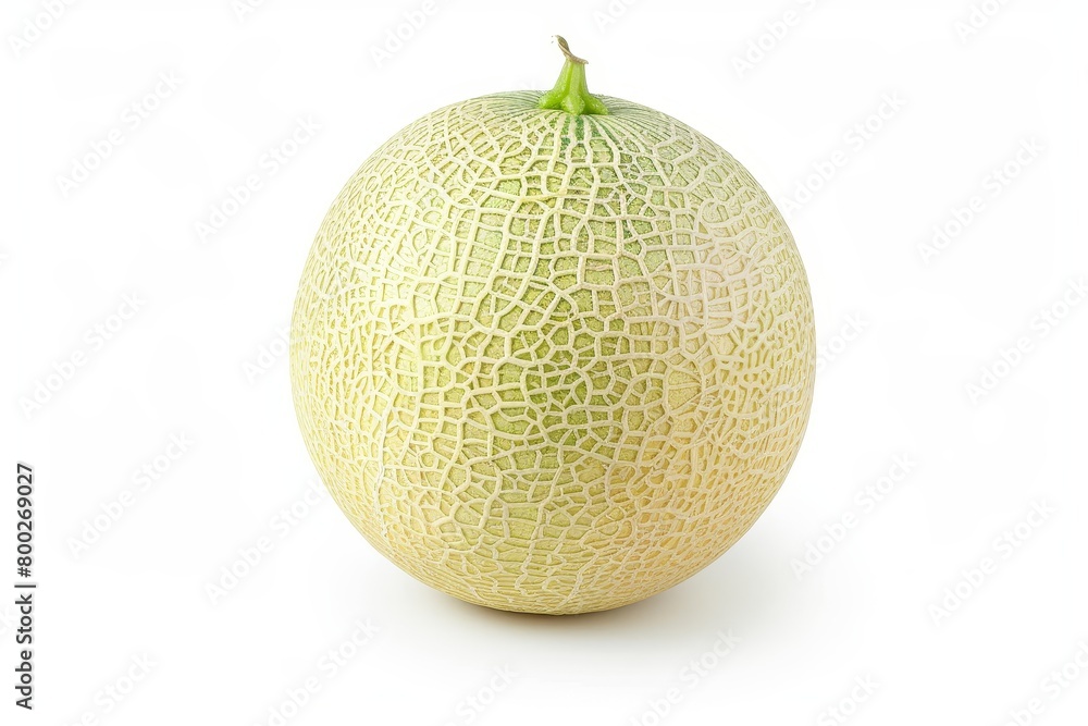 Melon on white background with cutout path Melon on white background with cutout path