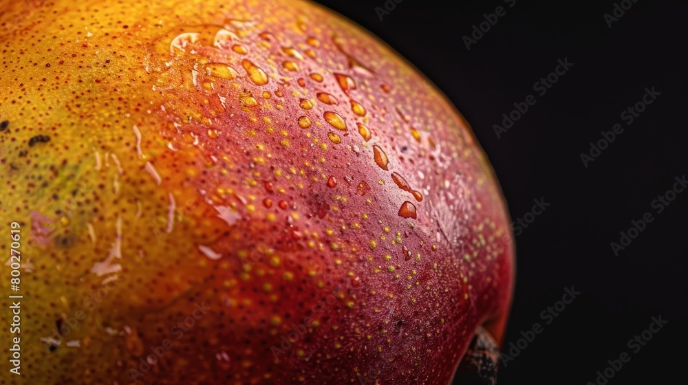 Macro shot of cursed mango fruit Macro shot of cursed mango fruit