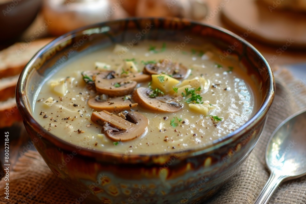 Mushroom and artichoke soup Mushroom and artichoke soup