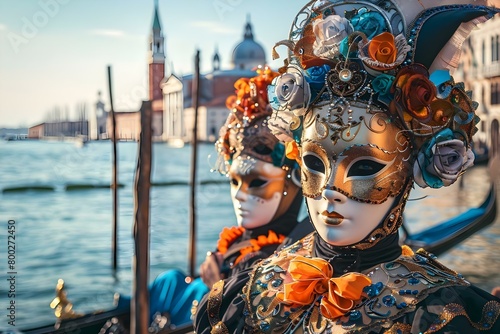Venetian carnival masks are a staple at the citys lively events. Concept Venetian Carnival, Masks, Events, Festivities, Italian Culture,
