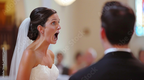 Argument and mutual accusations of cheating during wedding ceremony leading to marriage annulment