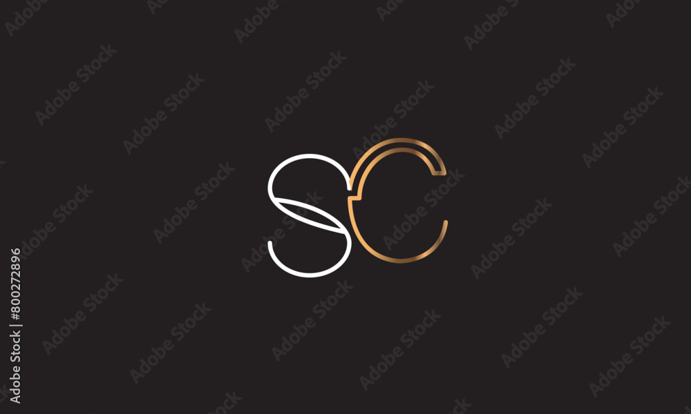 CS, SC, C, S Abstract Letters Logo Monogram CS, SC, C, S Abstract Letters Logo Monogram