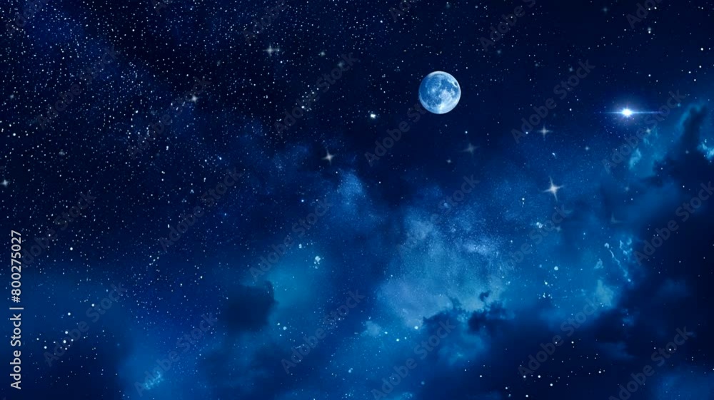 A Scene of moon at night, animated illustration motion video repeating 4k
A Scene of moon at night, animated illustration motion video repeating 4k