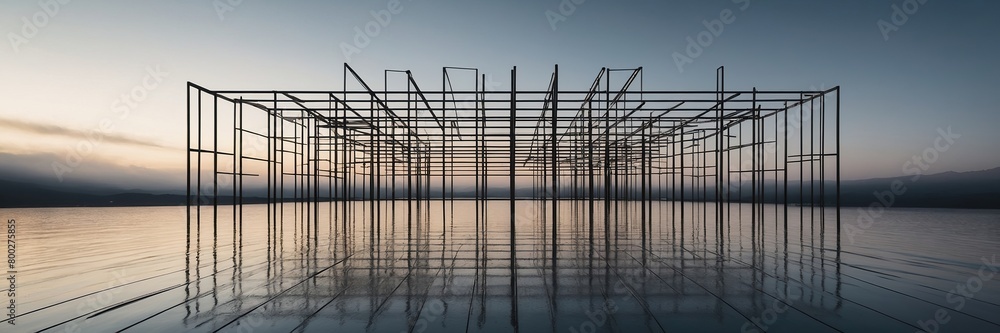 Abstract background on the Finance theme - Grid of intersecting lines symbolizing stability and analytics Abstract background on the Finance theme - Grid of intersecting lines symbolizing stability and analytics
