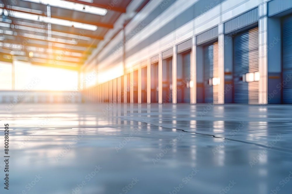 Modern Design for Warehouse or Logistics Center. Concept Efficient Layout, Smart Technology, Sustainable Practices, Increased Capacity, Worker Safety Modern Design for Warehouse or Logistics Center. Concept Efficient Layout, Smart Technology, Sustainable Practices, Increased Capacity, Worker Safety