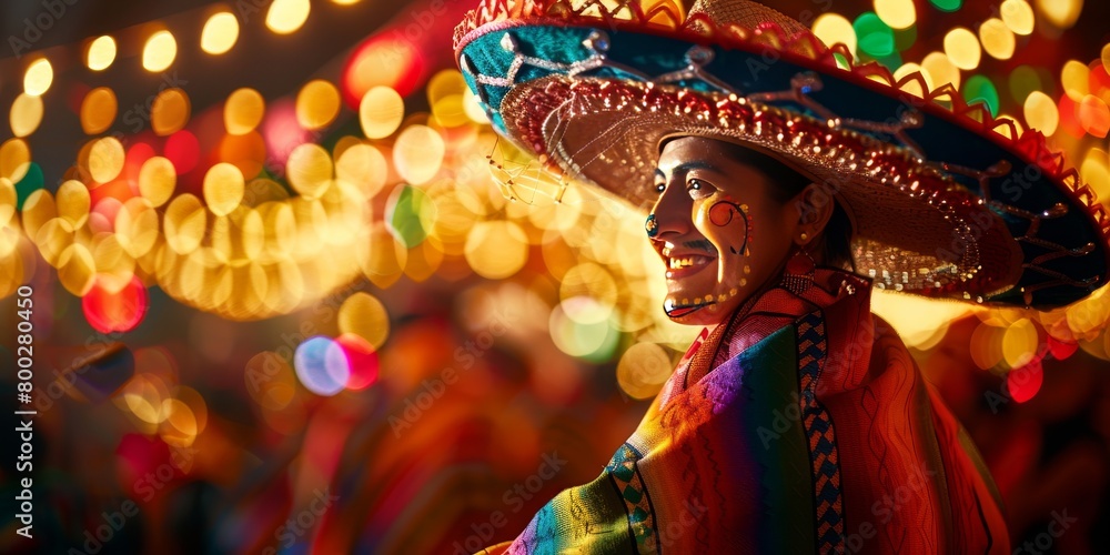 costume mexican sombrero