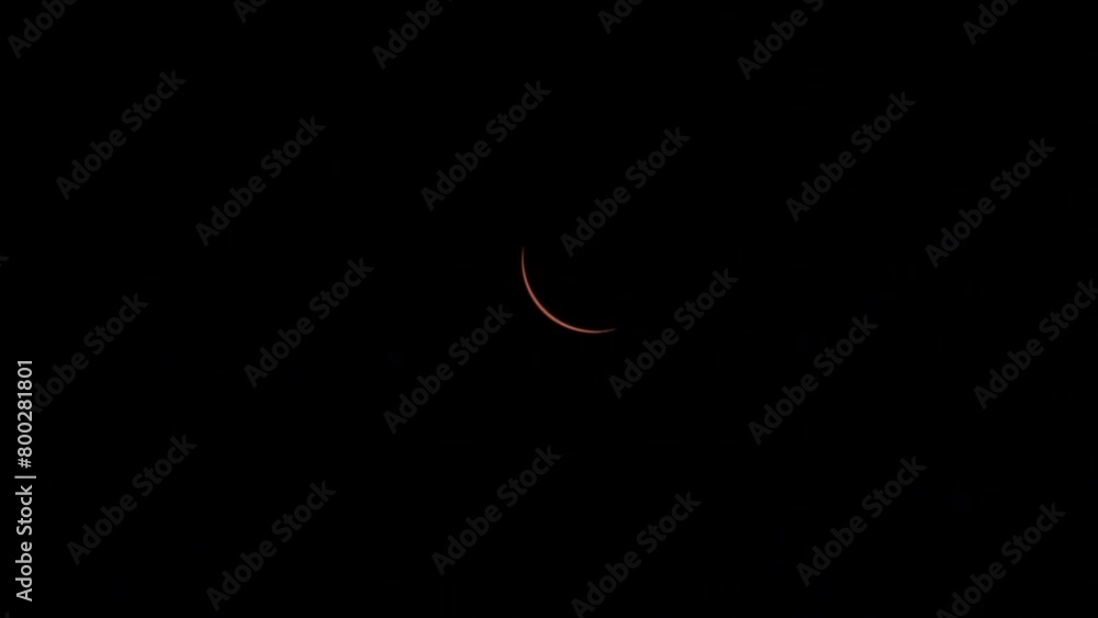 The last sliver of sunlight travels across the sky and disappears right before totality begins during a solar eclipse. The last sliver of sunlight travels across the sky and disappears right before totality begins during a solar eclipse.