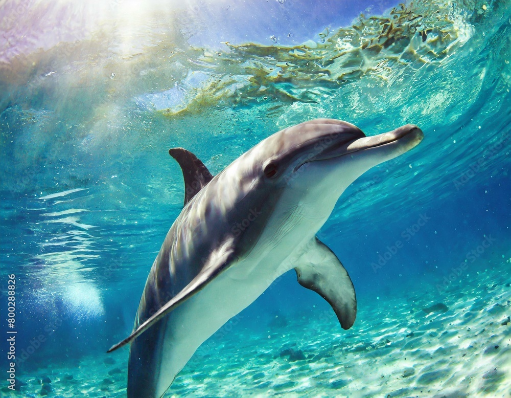 Obraz premium dolphin in the water