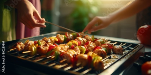 woman cooking in the kitchen Generative AI