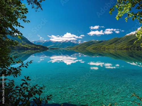 O lago cristalino