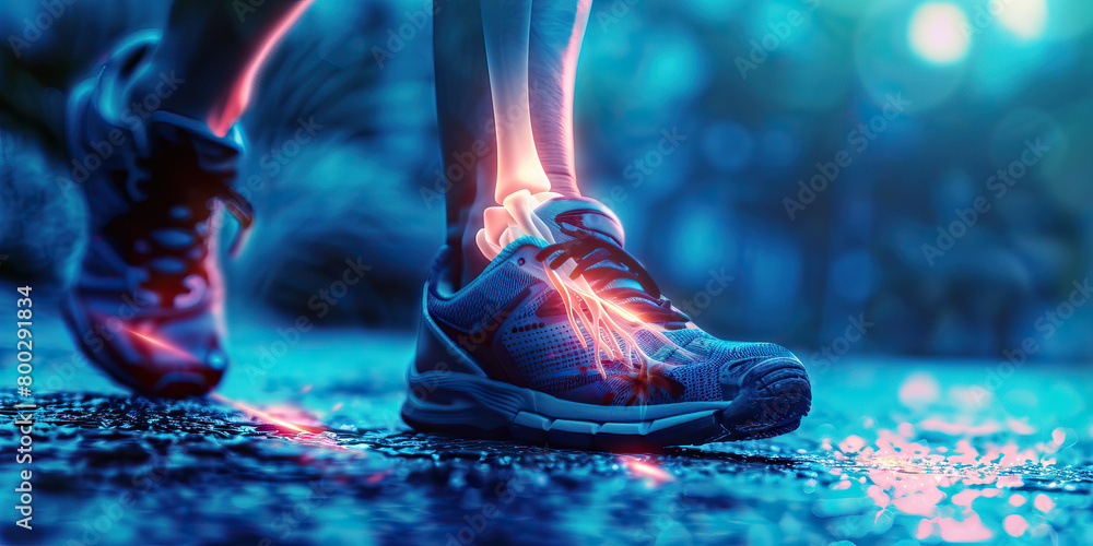 Fibular Fracture: The Leg Pain and Ankle Instability - Visualize a person holding their lower leg, with highlighted pain and swelling around the fibula bone Fibular Fracture: The Leg Pain and Ankle Instability - Visualize a person holding their lower leg, with highlighted pain and swelling around the fibula bone