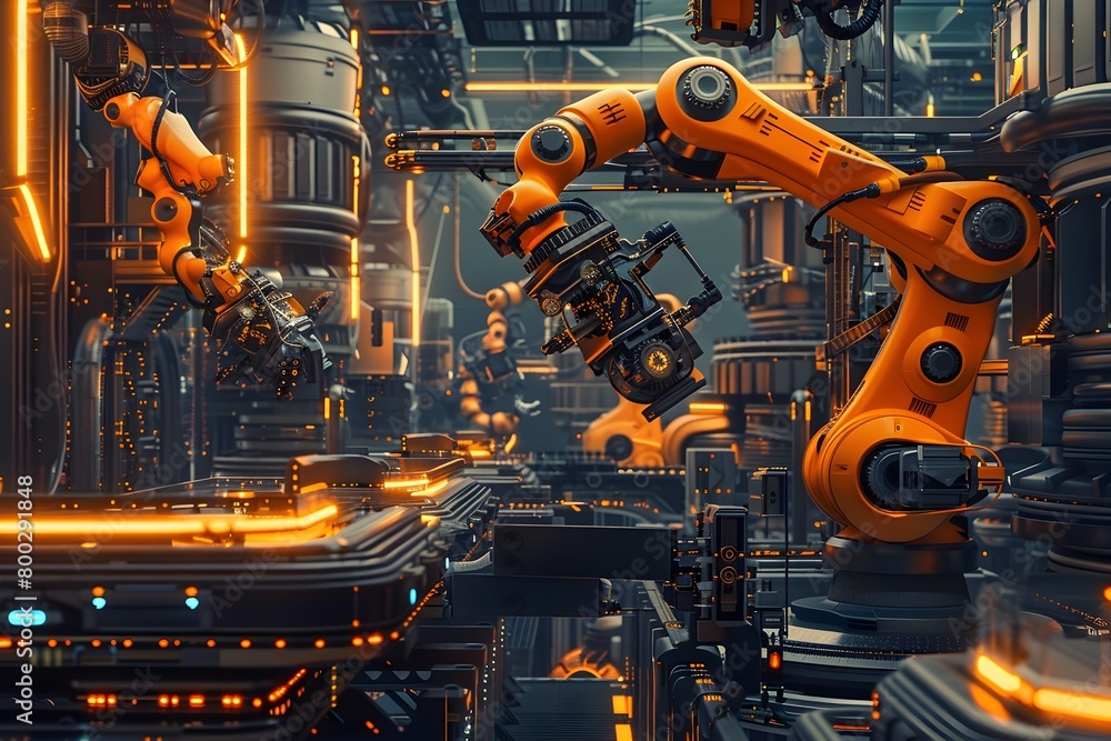 Quintessential Factory of Tomorrow Autonomous Robotics and Powered Manufacturing Workflow