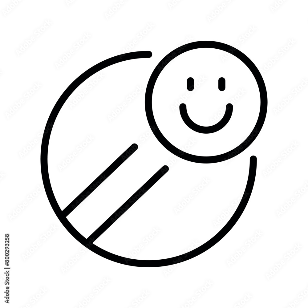 Antidepressants line black icon. Vector isolated button.