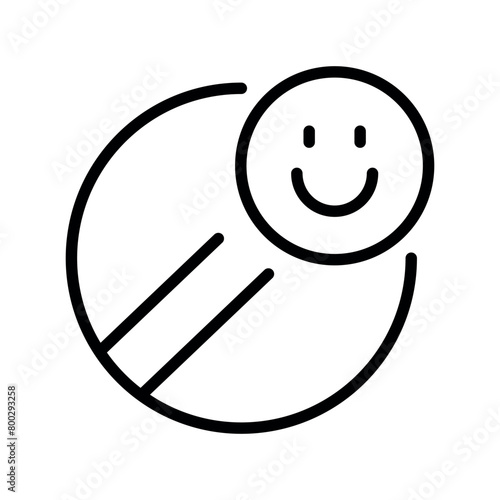 Antidepressants line black icon. Vector isolated button.
