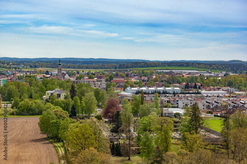 Countryside landscape near Sobeslav, southern Bohemia.