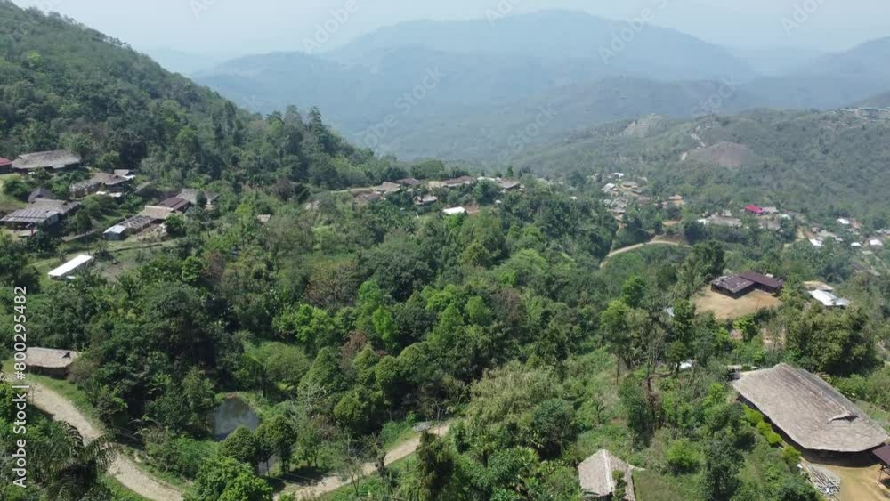 Drone video shot of hilly areas of Nagaland. Drone video shot of hilly areas of Nagaland.