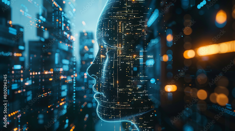 circuit board in the shape of a woman's face circuit board in the shape of a woman's face