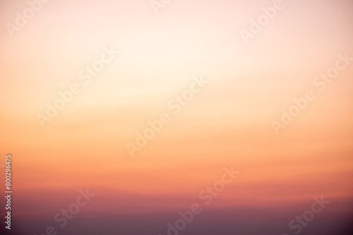 Beautiful , luxury soft gradient orange gold clouds and sunlight on the blue sky perfect for the background, take in everning,Twilight, Large size, high definition landscape photo