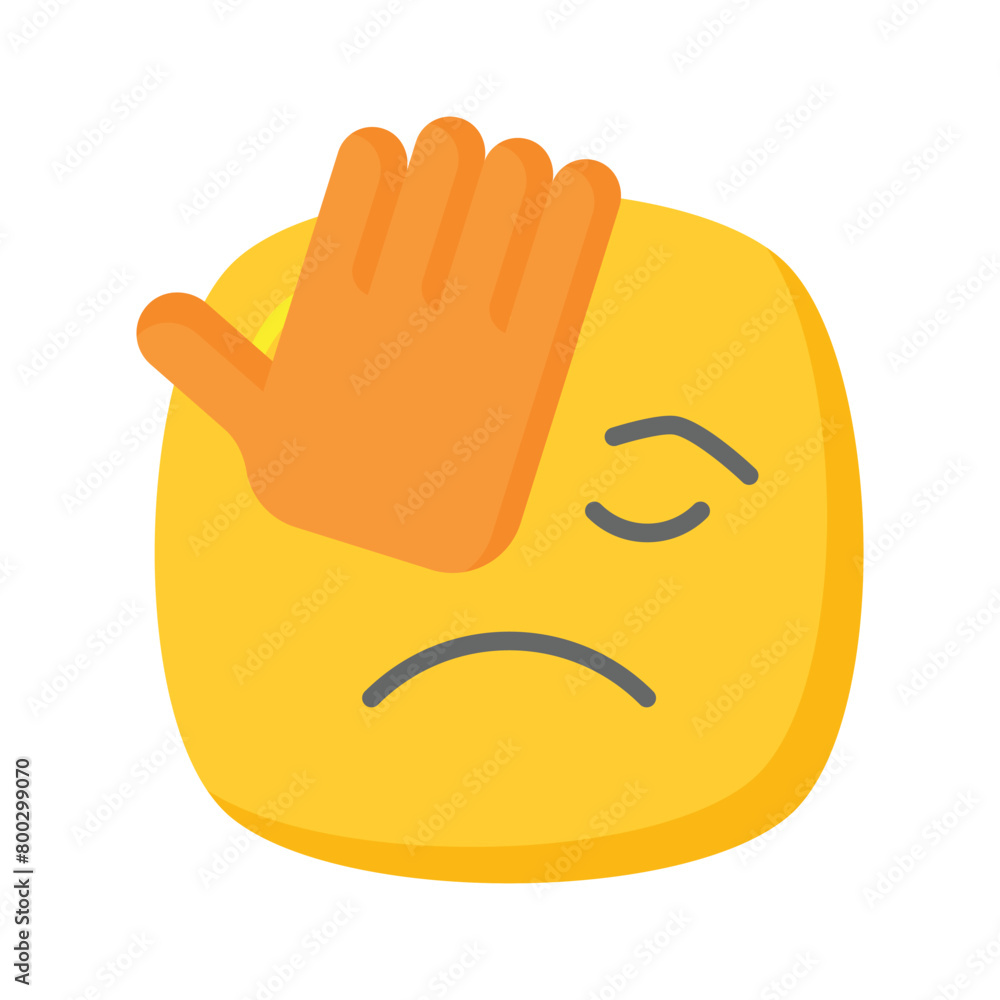 Get this amazing icon of facepalm emoji, sad expressions emoji Get this amazing icon of facepalm emoji, sad expressions emoji