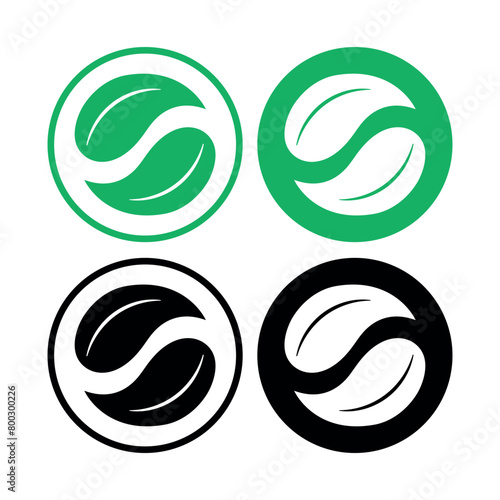 Circles With Leaves Set