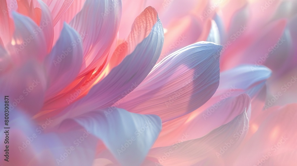 Ethereal Blooms: Close-ups depict wildflower petals in serene beauty, an ethereal vision of calm Ethereal Blooms: Close-ups depict wildflower petals in serene beauty, an ethereal vision of calm