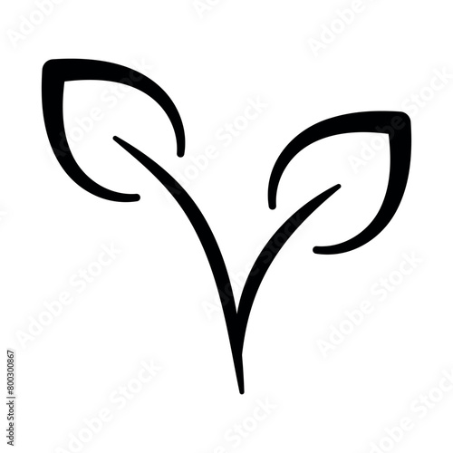 Outline Plant Logo