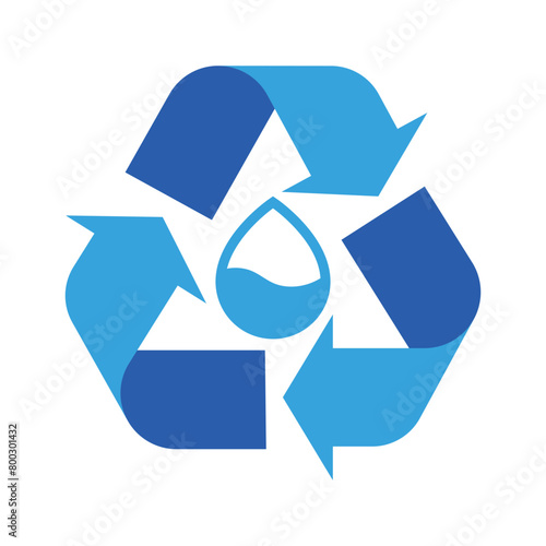 Recycle Water Blue