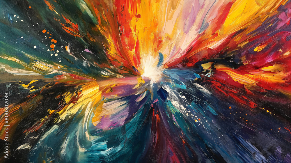 An abstract representation of the Big Bang-Enhanced-SR An abstract representation of the Big Bang-Enhanced-SR