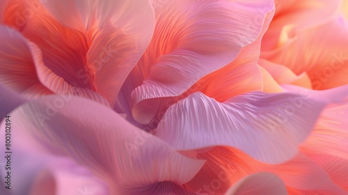 Petal Harmony: Macro captures wildflower petals in serene motion, a symphony of nature.