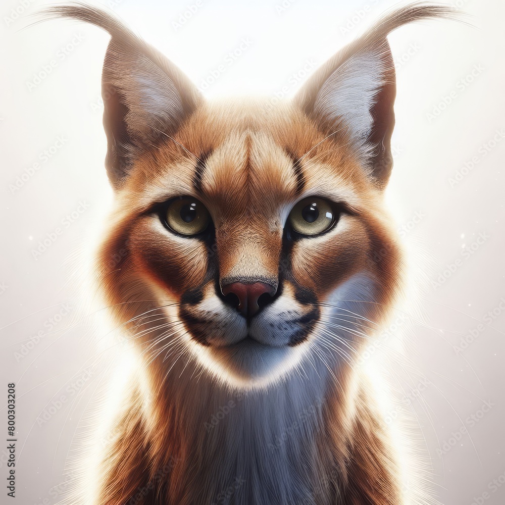 portrait of a lynx cat