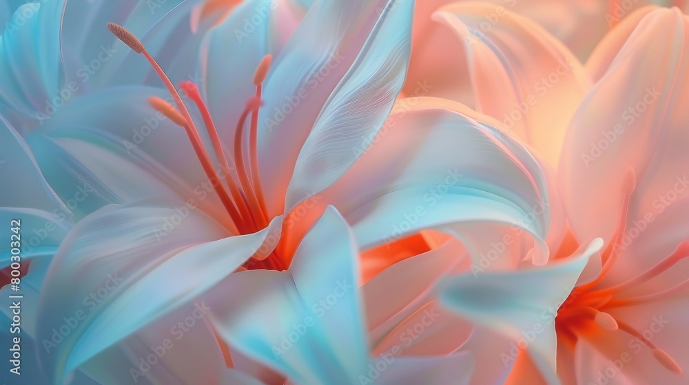 Petal Tranquility: Macro reveals wildflower petals in serene movement, a tranquil oasis in nature.