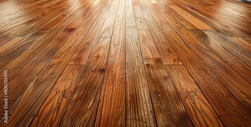 Wooden floor for bowling sport