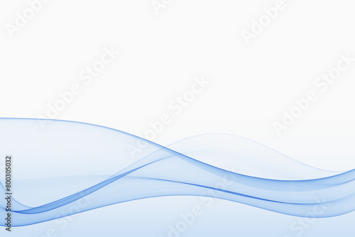 Blue stream abstract transparent wave. Blue wave background.