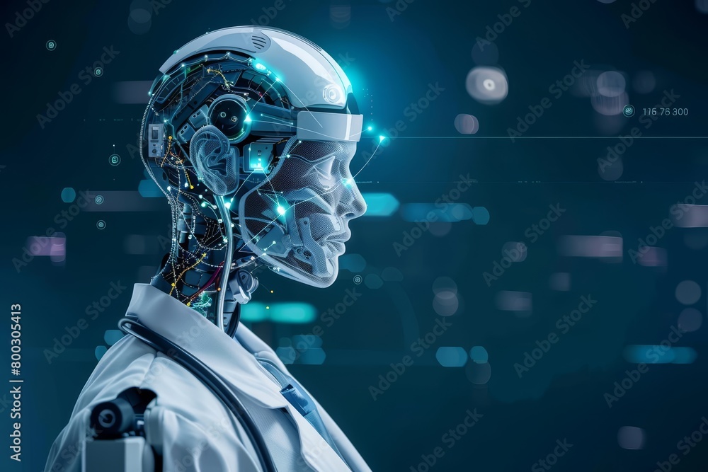 In healthcare, AI tools assist in diagnosing diseases with precision, offering a new layer of support to medical professionals and patient care, background concept In healthcare, AI tools assist in diagnosing diseases with precision, offering a new layer of support to medical professionals and patient care, background concept