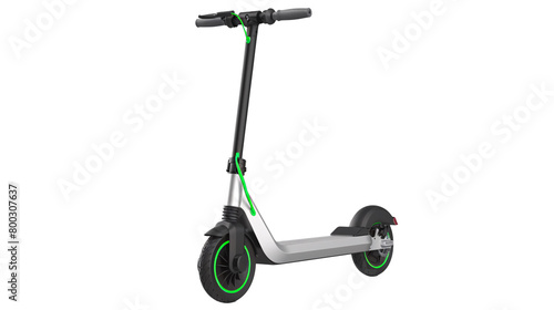 a scooter with a handlebar
