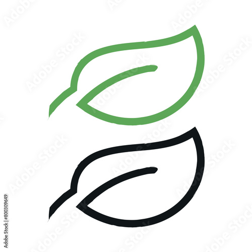 Leaf Hand Drawn Style