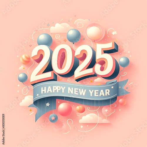 new year2025 greetings photo