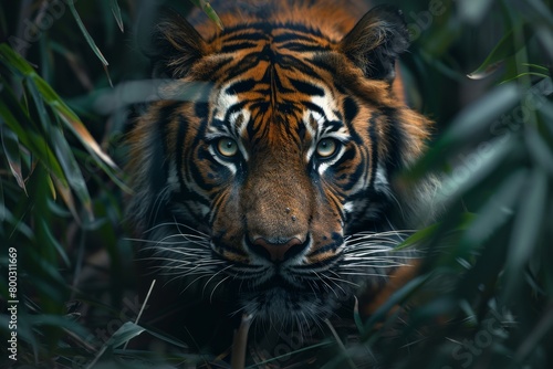 Panthera tigris,royal tiger ,P. t. corbetti isolated on white background clipping path included. Tiger face on black background,Bengal Tiger in forest show head and leg,Amur tiger walking in the water