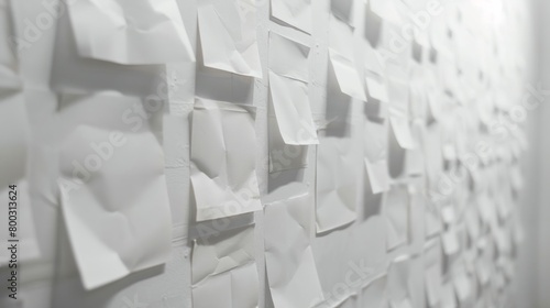 Notes stuck to a wall generative ai
