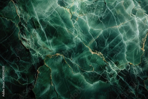 Dark green jade polished surface abstract background.