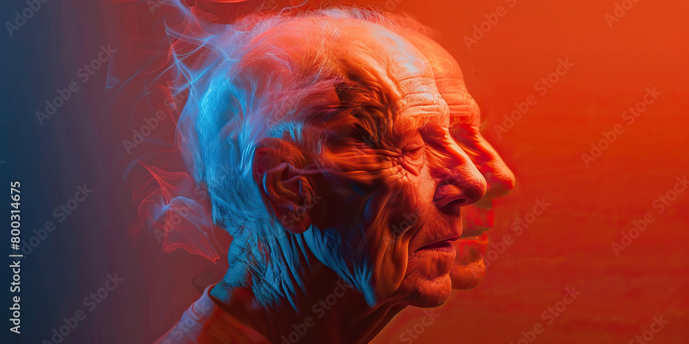 Frontotemporal Dementia: The Personality Changes and Behavioral Symptoms - Imagine a person showing signs of altered behavior, with highlighted frontal and temporal lobes